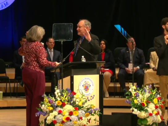 photo of CE Marc Elrich taking oath of office dec 6 2022